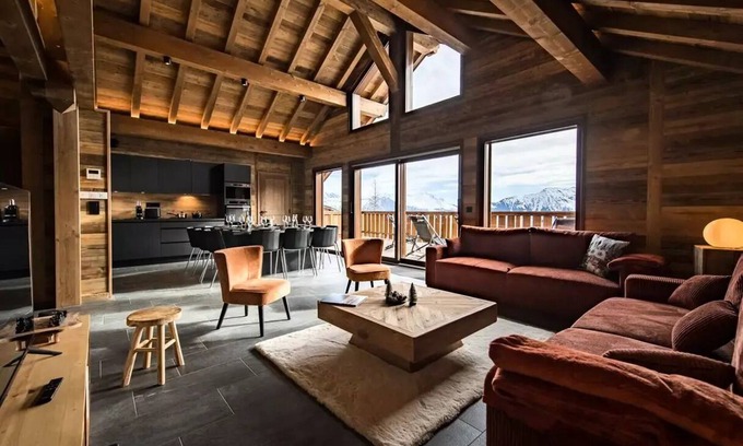 La Toussuire Ski Chalet | Schönes Chalet mit Sauna und Garage