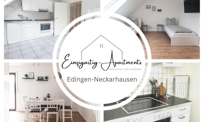 Edingen-Neckarhausen Apartment | Schicke Gruppen- und Monteursloft, 10min zur SAP-Arena