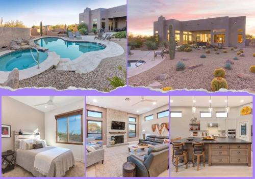 Pinnacle Peak House | Scottsdale Luxury Heated Pool Desert Views For 6