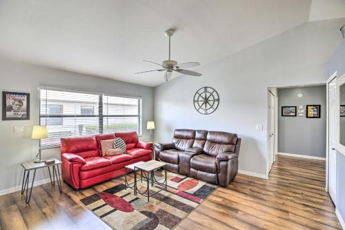 Highland Villa | Screened Patio and Grill at Sebring Resort Community