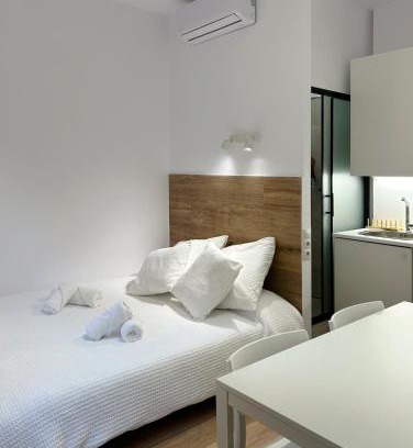 Terrassa Apartment | SD Habitación céntrica con baño y Kitchenette