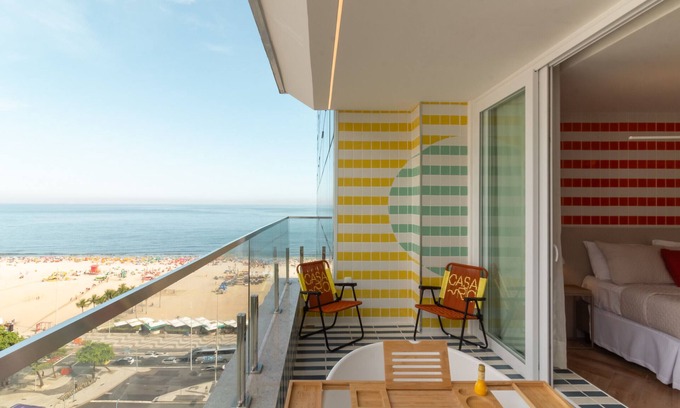 Copacabana Apartment | Sea View and Balcony with Bathtub | Q23