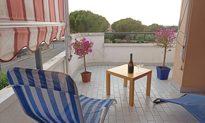 Bibbona House | SEA VIEW APARTMENT-10 MIN. FROM SEA AND BOLGHERI - PRIVATE GARDEN AND PARKING