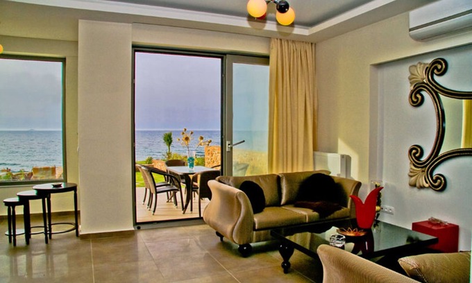 Kato Gouves Villa | Sea View Beachfront Peri Villa