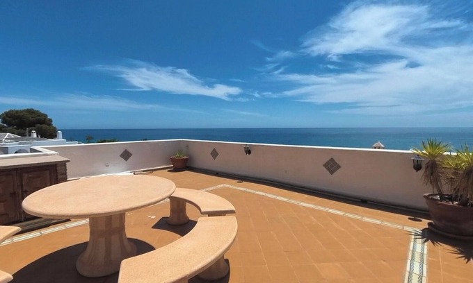 La Parata Apartment | Sea View from all rooms 250m to Beach Restaurants & Bars.