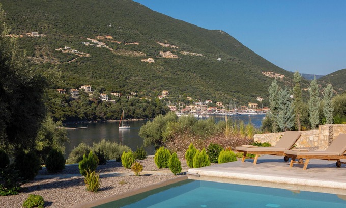 Sivota Villa | Sea View Villa Anasa with private sea access and infinity pool