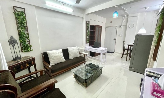Pali Hill Apartment | Seabird -1 Bhk Ground floor-Carter rd- Bandra west