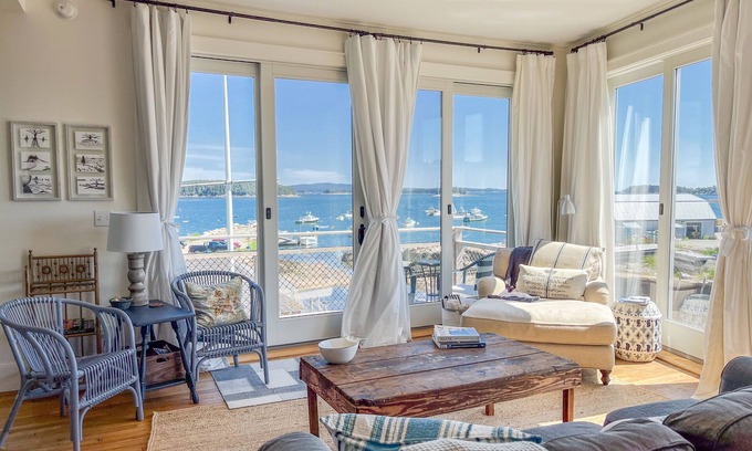 Stonington Condo | Seabreeze on the Harbor 2 - Stunning Island Retreat perched on Stonington Harbor