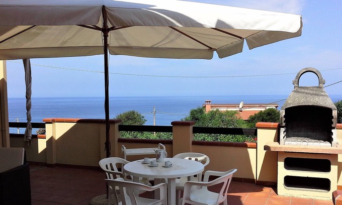 Marina di Gutturu Flumini Apartment | Seafront House With Terrace AND Beautiful View