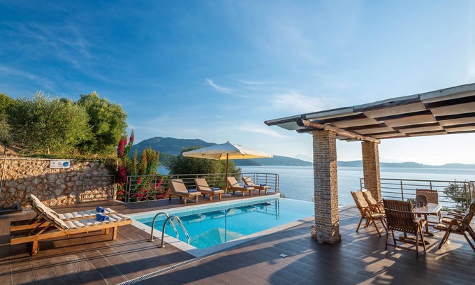 Evgiros Villa | Seafront Marine Villa: Seaside Elegance, 30m from the Shore