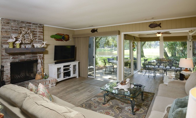 Sea Pines Villa | SeaPines, Beautifully updated, Walk to beach, Two free bikes, Pet friendly