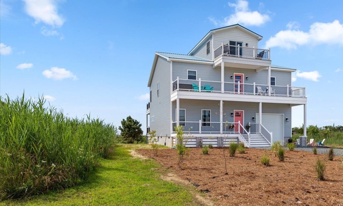 Chincoteague House | Seas the Moment - Bay, Channel, AND OCEAN VIEWS!