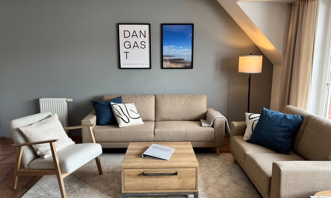 Dangast Apartment | "SeaSalt Cabin" vacation apartment in Dangast - your time-out on the North Sea coast