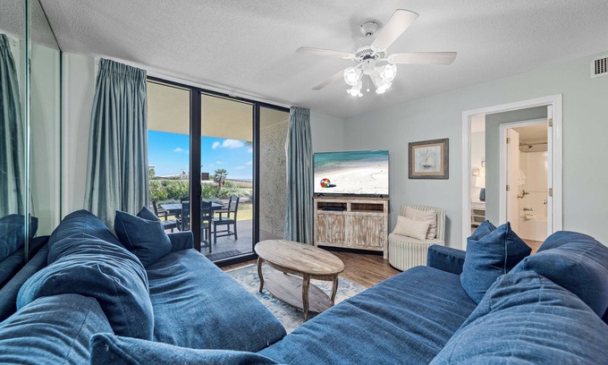 Orange Beach Condo | Seaside 4108- Direct Gulf Front Unit, Charming First Floor Location, Tons of Family Amenities