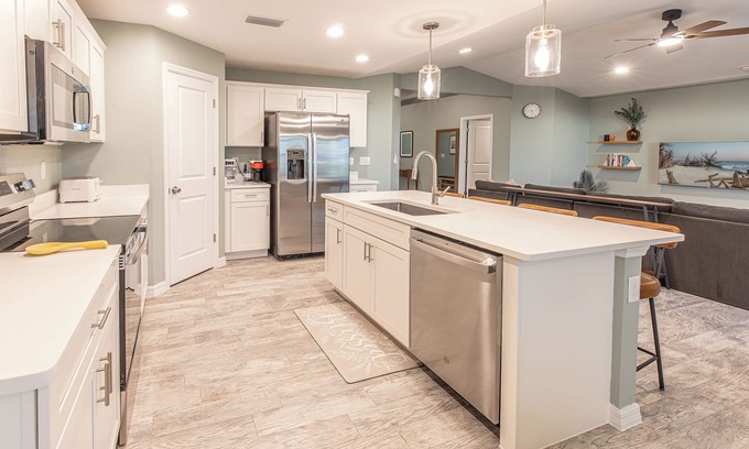 Gulf Cove House | Seaside Escape Modern 3B/2BA