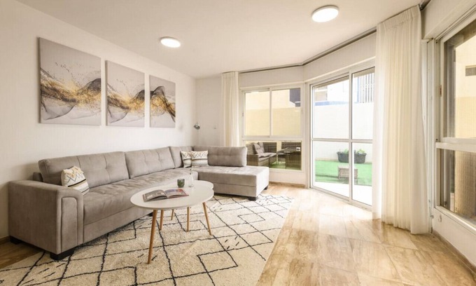 Netanya Apartment | Seaside Escape with Private Patio