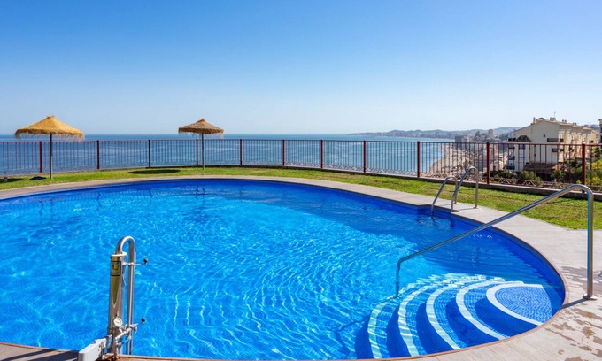 La Capellania Apartment | Seaview terrace with pool in Carvajal by Costarentals - Ref 103