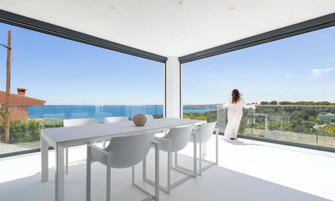 Costa d'en Blanes Villa | Seaview Villa in A Location with Sauna+ Gym close to the beach