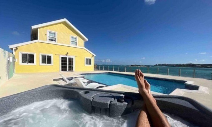 Island Harbour House | Seaview Villa Oasis: Pool, Hot Tub, Steps to Beach