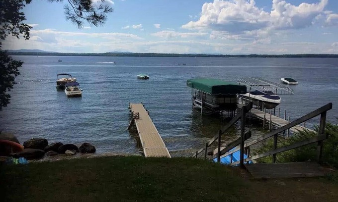 South Casco House | Sebago Lake Home with Mountain & Lake Views