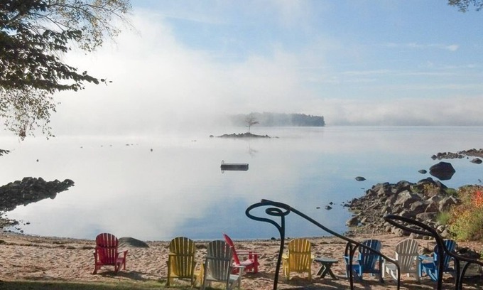 South Casco House | Sebago Lake Summer Camp & Sandy Beach at Jordan Bay, Raymond, Maine
