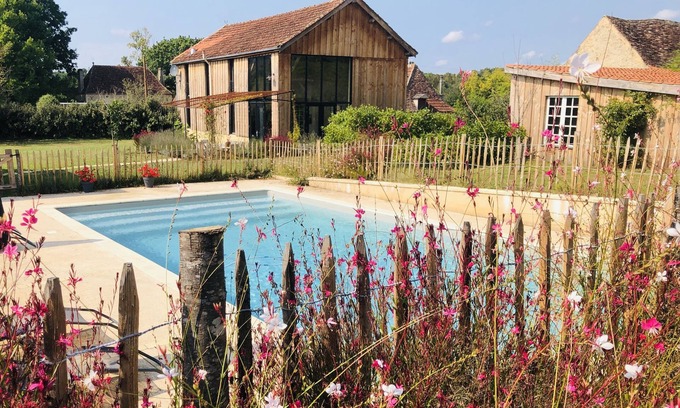 Tremolat House | Sechoir Dordogne - Trémolat with swimming pool