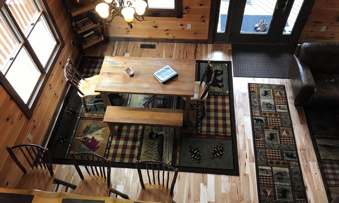 Warsaw Cabin | Secluded 3-bedroom cabin on 42 wooded acres with fishing pond, AC, WiFi