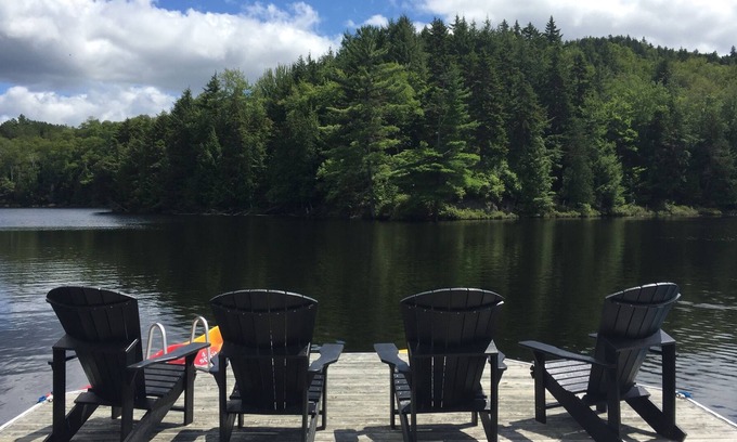 La Conception House | SECLUDED 4 STAR TREMBLANT CHALET SLEEPS 18 / 230 ACRES 2 PRIVATE LAKES