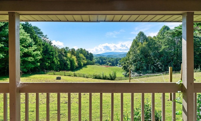 Townsend Cabin | Secluded, renovated, cabin with gorgeous mountain views, firepit, hot tub