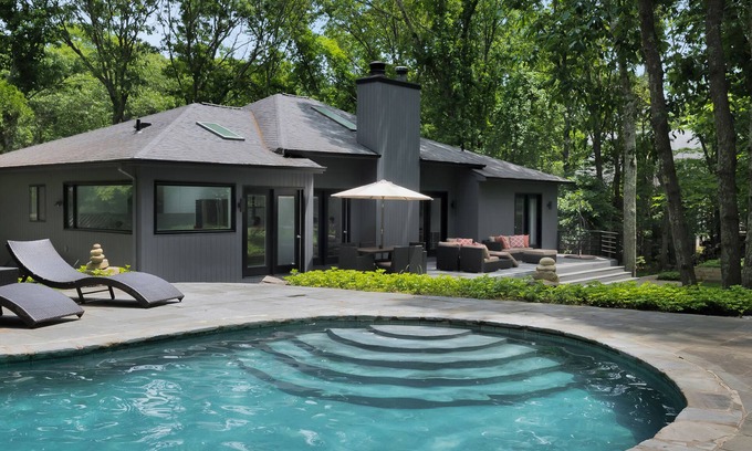 Sag Harbor House | Secluded Sag Harbor Oasis: Chic modern getaway 3 mins to Bay, 8 mins to Ocean.
