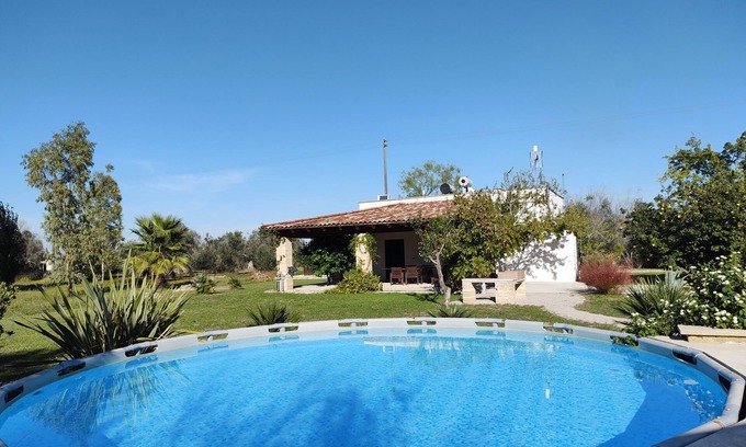 Cutrofiano Villa | Secluded villa with unshared pool (Jun-Sep) surrounded by an acre of olive trees
