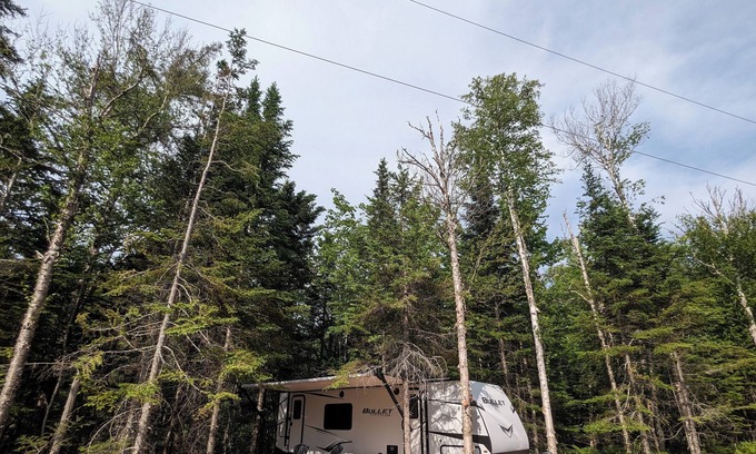 Cape Breton Island House | Secluded, well equipped 'offgrid' RV w/ outdoor space, trails. Pet friendly
