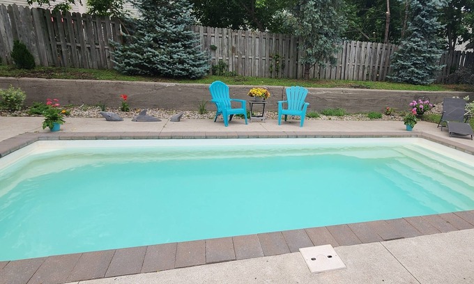 Brockville House | Secret Oasis Hidden in Brockville's City Centre-Inground pool and Hot tub