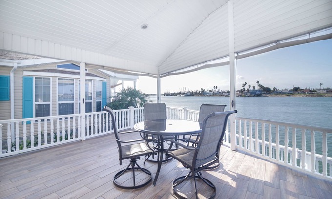Port Isabel Cottage | See Dolphins From Your Private Deck with This Beautiful Property! #170