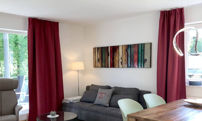 Bad Schachen Apartment | Seeglück vacation apartment - high-quality apartment in the villa district with south-facing balcony