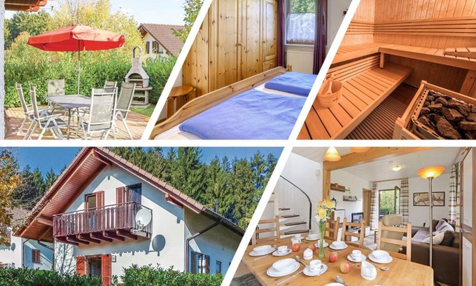 Kirchheim House | Seepark Kirchheim Ferienhaus bei Nina mit Sauna
