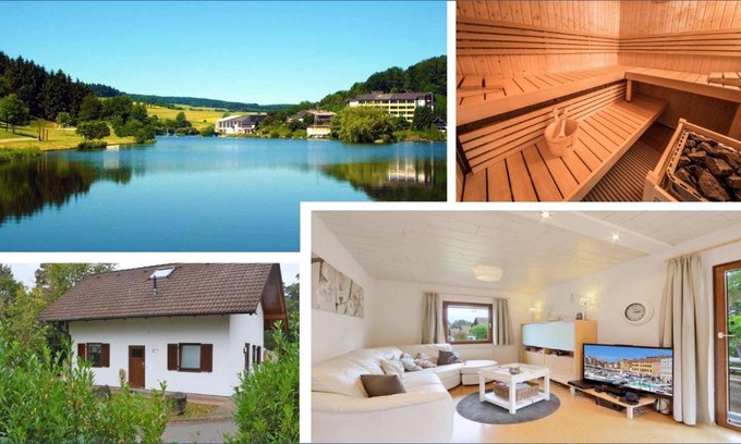 Kirchheim House | Seepark Kirchheim Ferienhaus bei Anne mit Sauna