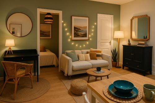 Sens Apartment | Serene 1BR Oasis in the Heart of Sens Center