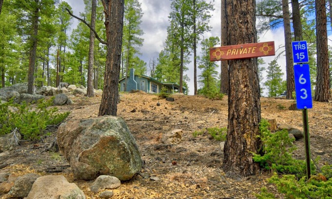 Jemez Springs Cabin | Serene 70's Retro Retreat