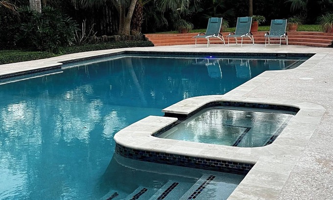 Harlingen House | Serene Getaway – Quiet Oasis with Pool & Rain Showers