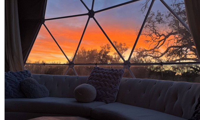 Lampasas House | Serene Hill Country Luxury Glamping Dome - Burnet County