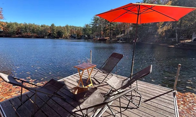 Shapleigh Cottage | Serene Lakefront Retreat in Southern Maine