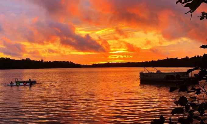 Cheboygan Cottage | Serene Long Lake Cottage: Sleeps 6, waterfront
