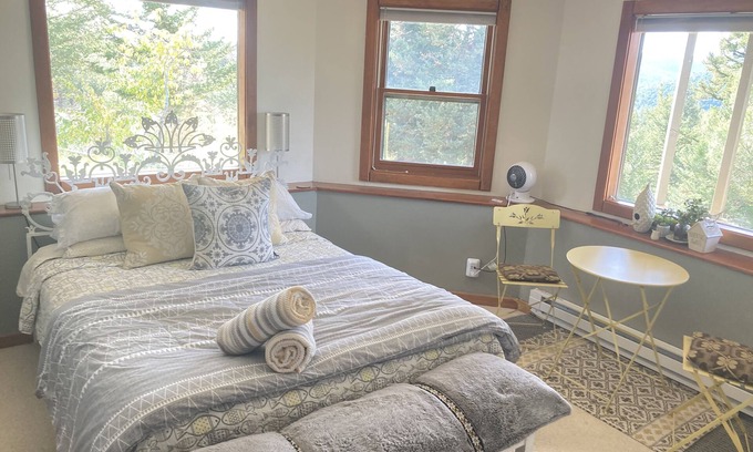 Boulder House | Serene Mountain Retreat Room with Stunning Continental Divide Views