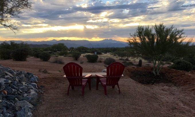 Rio Verde Foothills House | Serene & Secluded, Heart of the Sonoran Desert, 62 Acre EcoRanch on Natl Forest