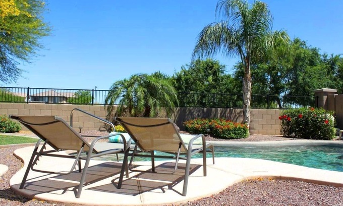 Sanalina House | Serene Vacation Home with Private HEATED Pool and Park