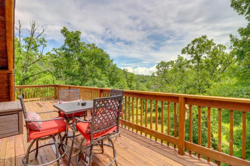 Harrison House | Serenity Cabin with Game Room and Decks in Harrison!
