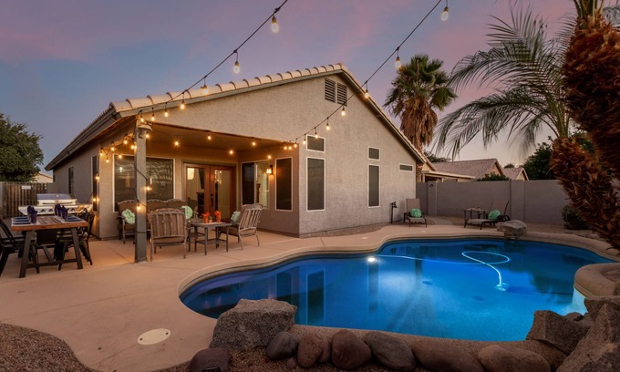 West Point Towne Center House | Serenity! Dog Friendly, Heated Pool Home