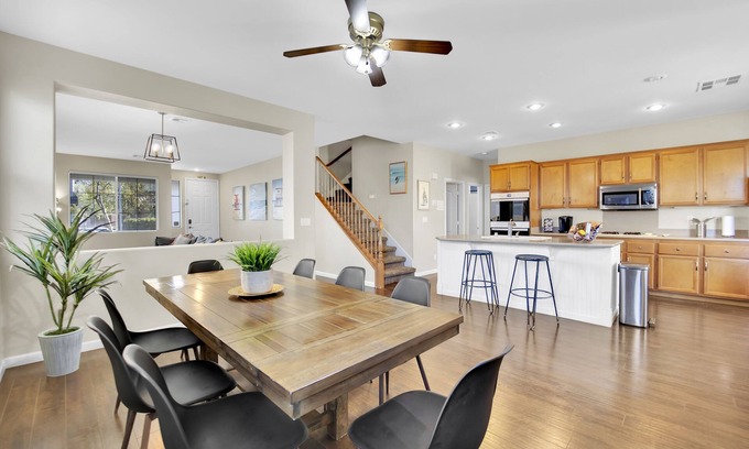 Henderson House | Seven Palms Stylish Home with Pool, Hot Tub,& Movie Room