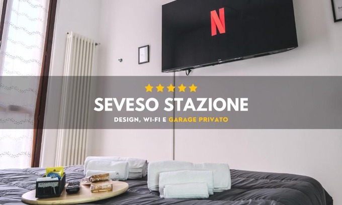Seveso Apartment | [Seveso-Stazione] Design, Wifi & Garage Privato